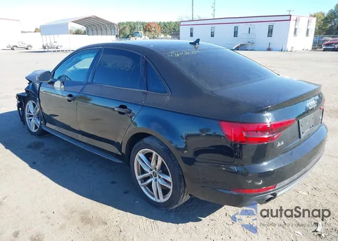 2017 Audi A4 2.0T Season Of Audi Premium z USA, uszkodzony, nr VIN WAUDNAF45HN039150